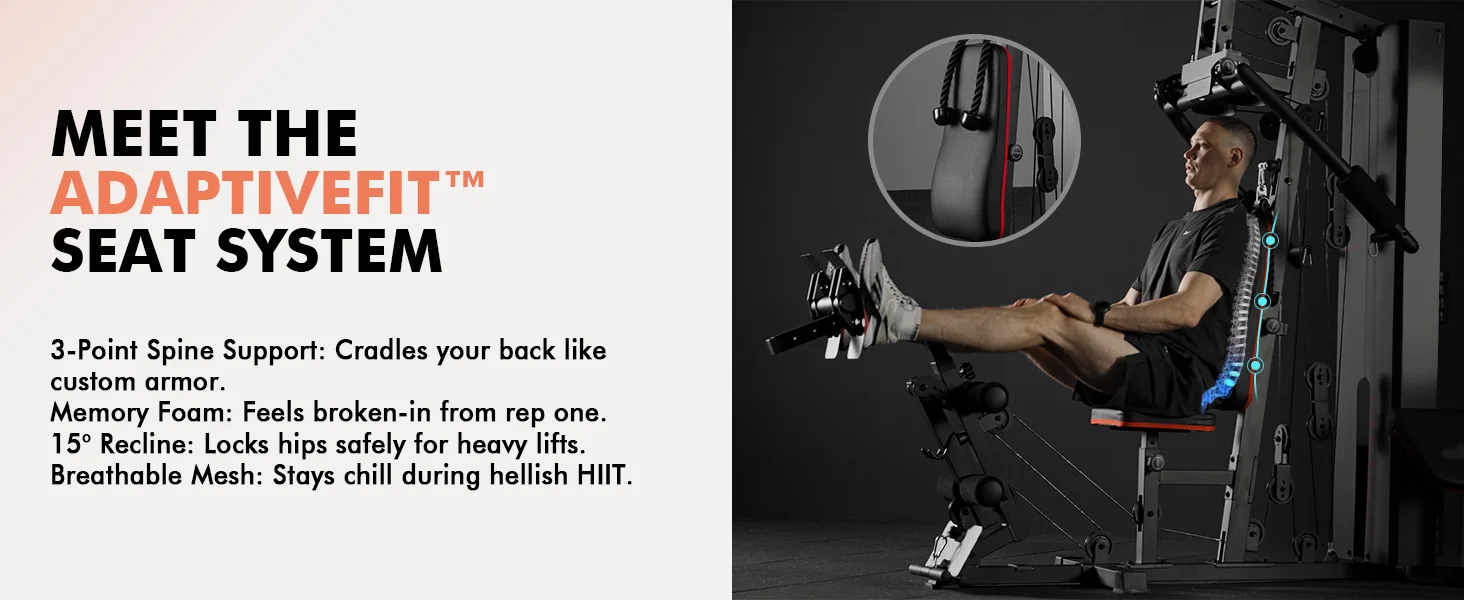 Mikolo Home Gym Workout Station with 150LBS Weight Stack Multifunctional Home Gym Equipment
