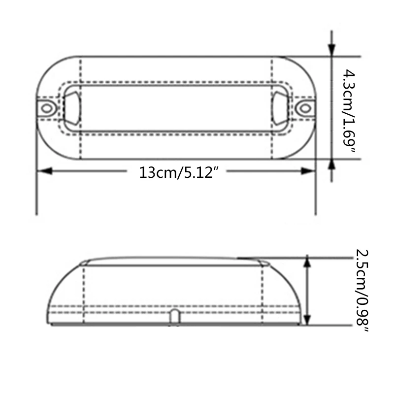 Boat Navigation Light 80W 42 LED Underwater Pontoon Marine Boat Transom Light IP68 Waterproof LED Ship Beam Light