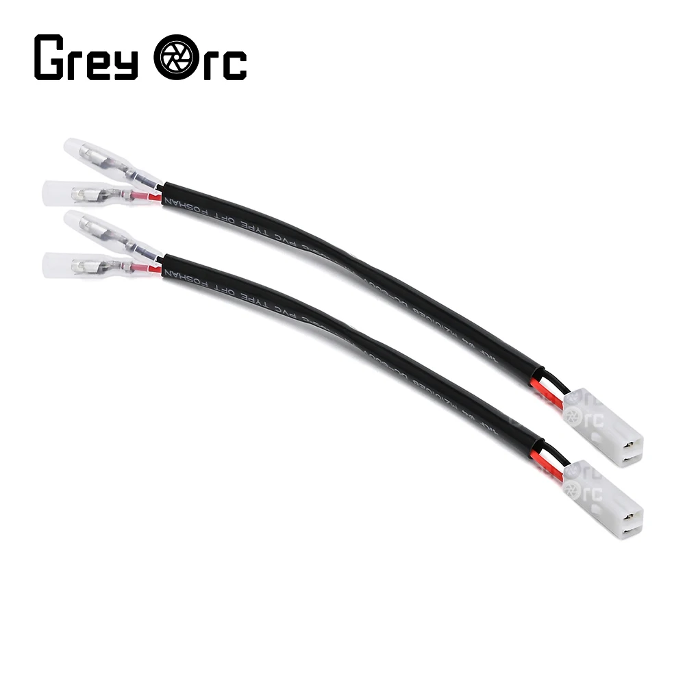For Kawasaki Z750 Kle 500 Ninja 250 Z900 Turn Signal Marker 2 Wire Adapters Indicator Leads Plug Connector Harness
