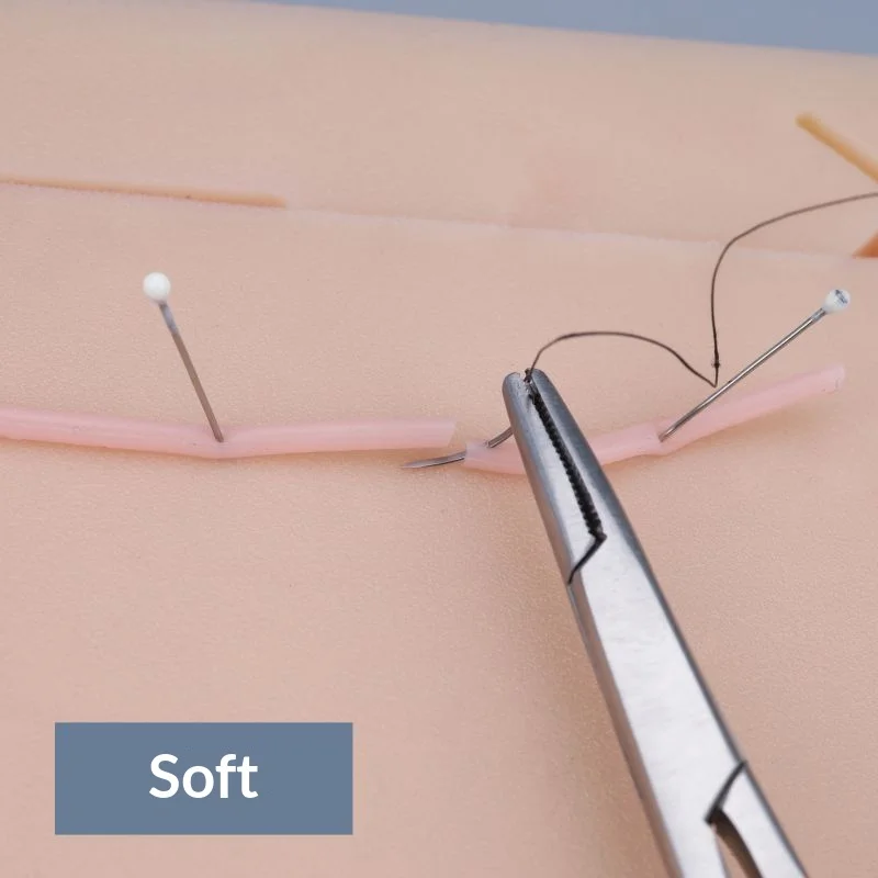 Simulated human blood vessels, simulated suture training for bypass surgery, microsurgical vascular anastomosis ends