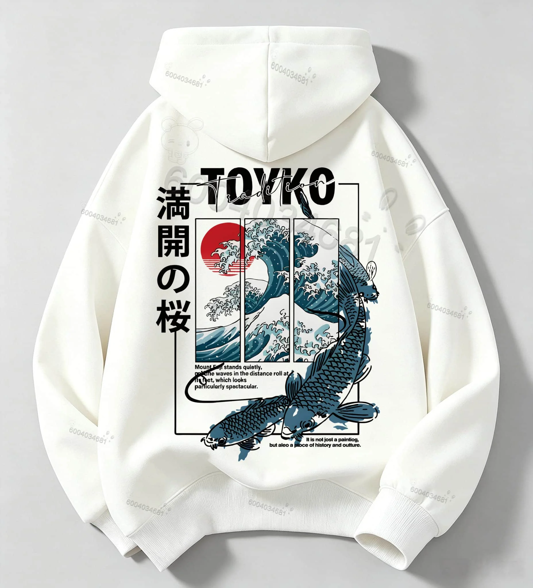 American Retro Cartoon Print Children'sCasual Long-Sleeved Hooded Shirt-Korean Version Warm and Comfortable Boys' and Girls' Top