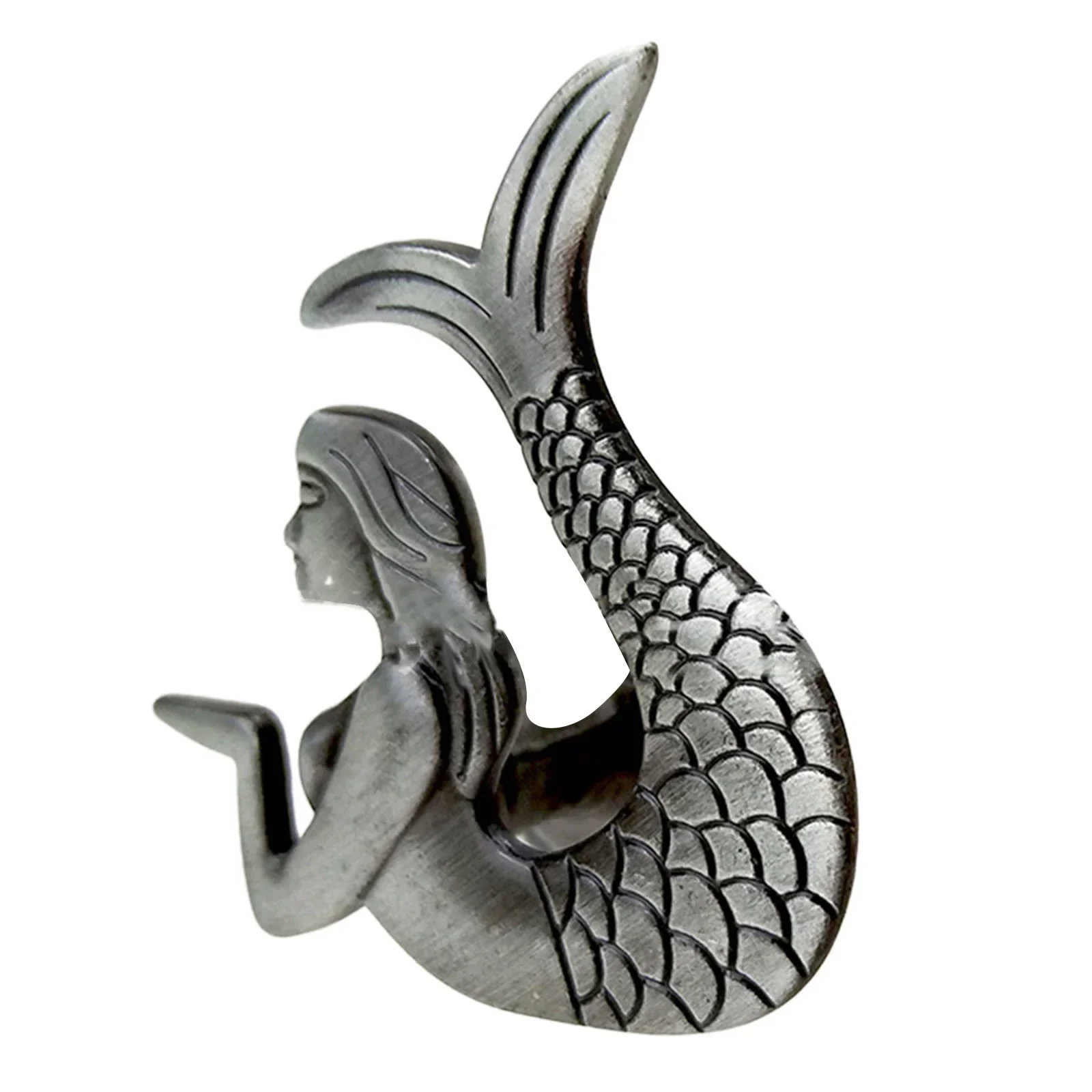 Poignée de meuble sirène en alliage de zinc, boutons d'armoires de porte, poignées de quincaillerie MELrib pour chambre d'enfant, 1 PC