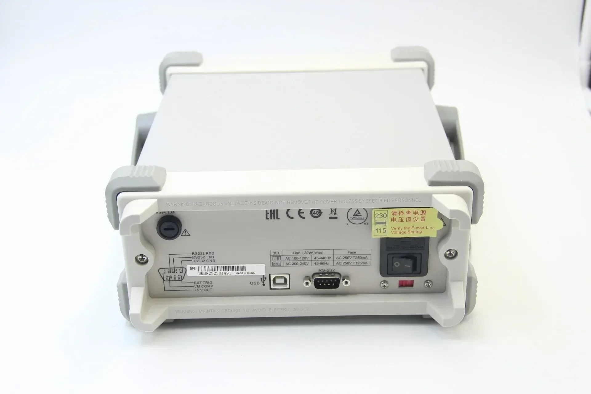 

Excellent Dm3068/3058e Double Digital Display Six-Bit Half Five Semi-Resolving Power Bench Type Digital Multimeter