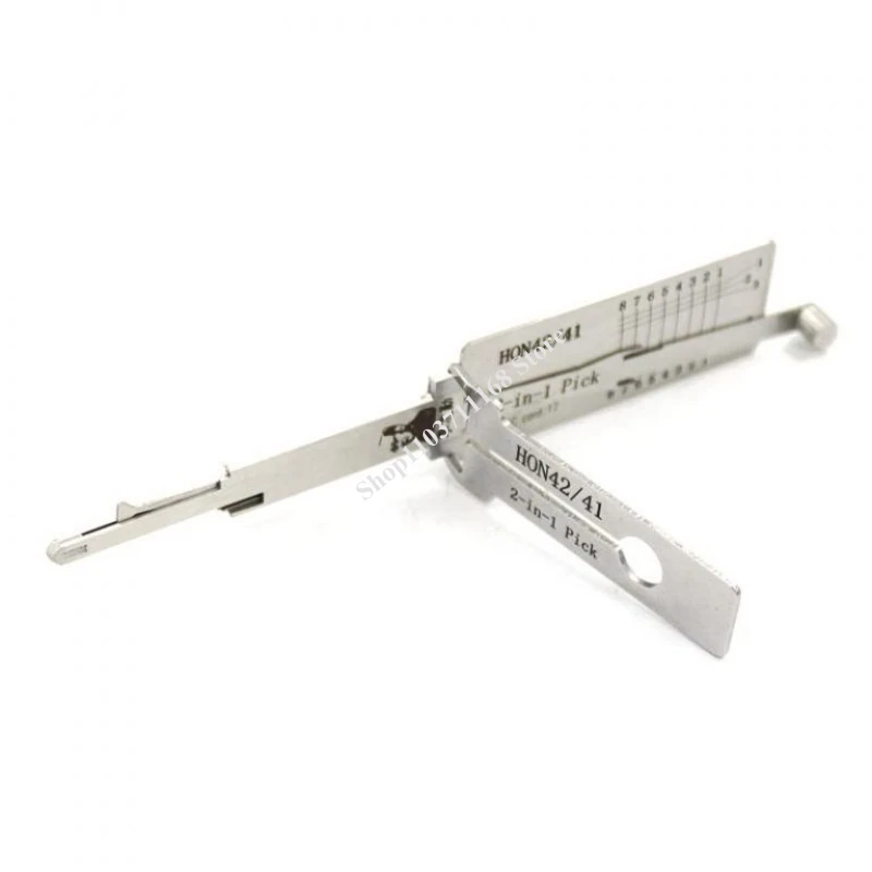 1 قطعة أداة Ganzua LISHI 2 في 1 لهوندا دراجة نارية لاقط/فك التشفير HON42/41 قفال Ganzua عدة مجموعة كاملة مفتاح مجموعة كاملة سيارة