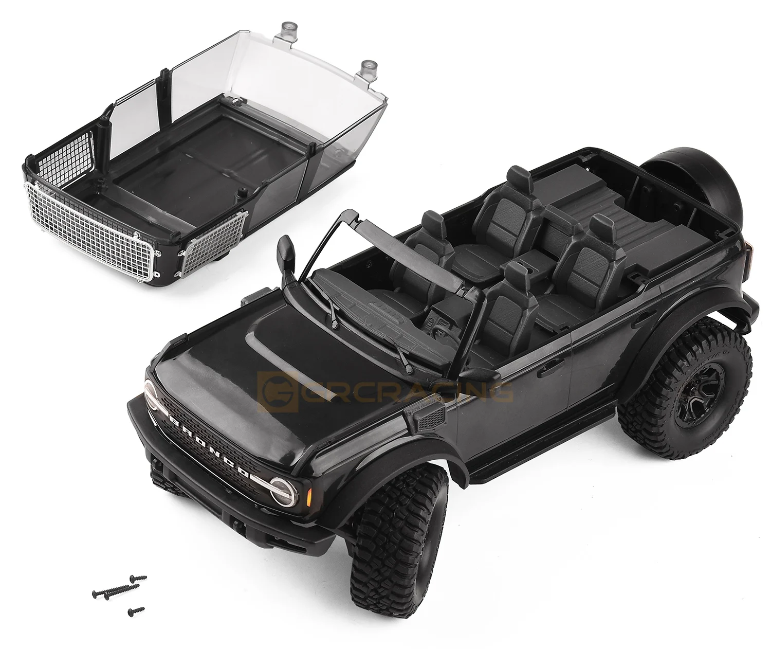 1/18 Innenraum 3D-Druck Sitze/Mittel konsole/Kotflügel für Traxxas Trx4-m Bronco Trx4m RC Crawler Auto Upgrade Zubehör – Detail 17
