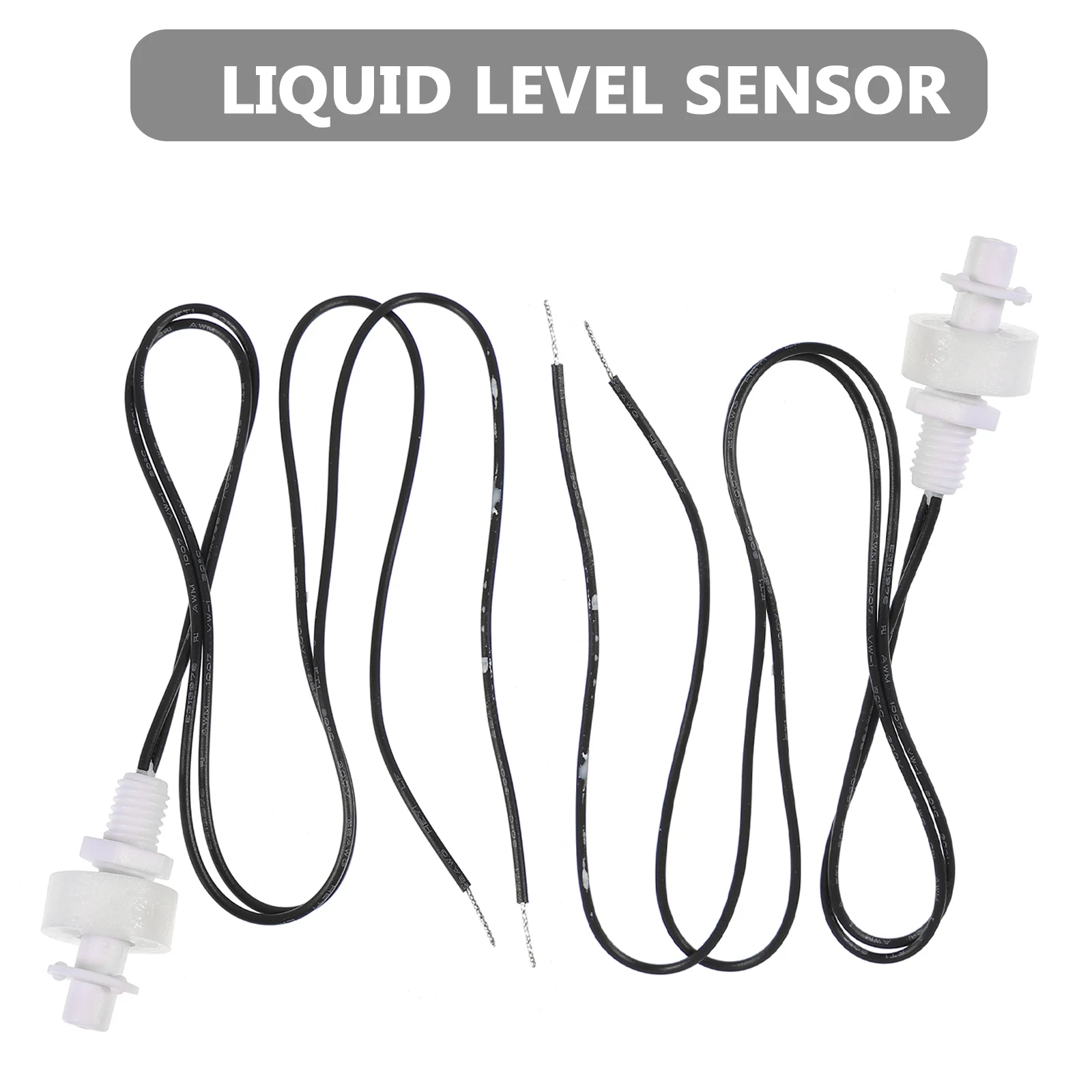 

2Pcs Liquid Level Sensor Float Switch PP Plastic Durable Aquarium Pump Humidifier Air Conditioner Control Water Level Sensor