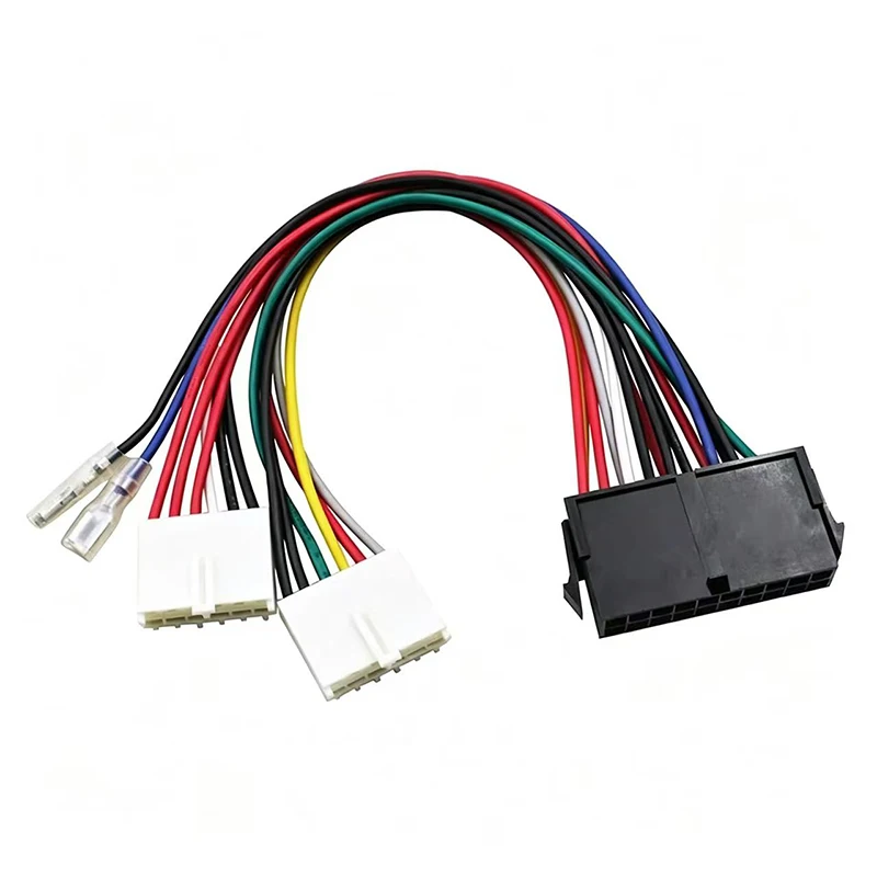 New AT PSU Converter Power Cable Cord 20Pin ATX to 2x Port 6Pin For 286 386 486 586 Old Computer