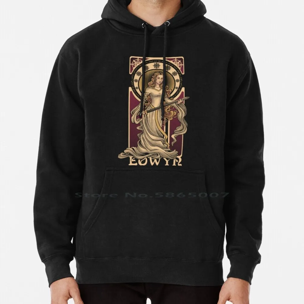 Of Rohan Hoodie Sweater 6xl Cotton Eowyn Art Nouveau Women Teenage Big Size Pullover Sweater 4xl 5xl 6xl