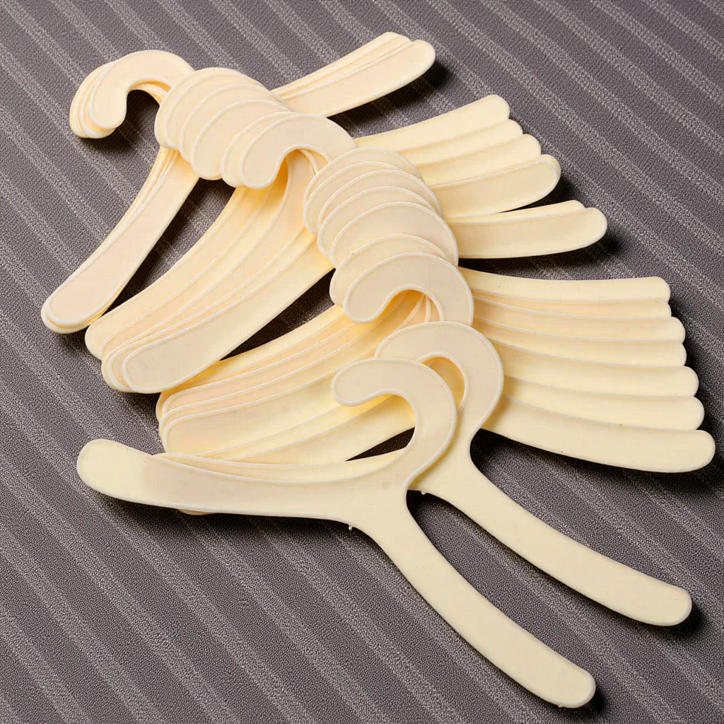 

20Pc Puppy Apparel Hanger Rack Plastic Pet Clothes Hanger for Dog Costume Storage Hangers Coat Supplies