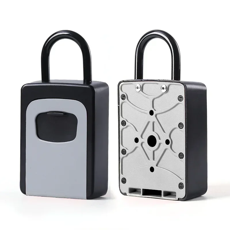 

Wall Mount Key Storage Secret Box Organizer 4 Digit Combination Password Security Protection Code Lock Home Safe Deposit Box