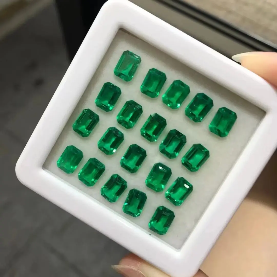Factory Wholesale DIY Jewelry Making Lab Grown Sapphire Emerald Ruby Various Color Loose gemstones