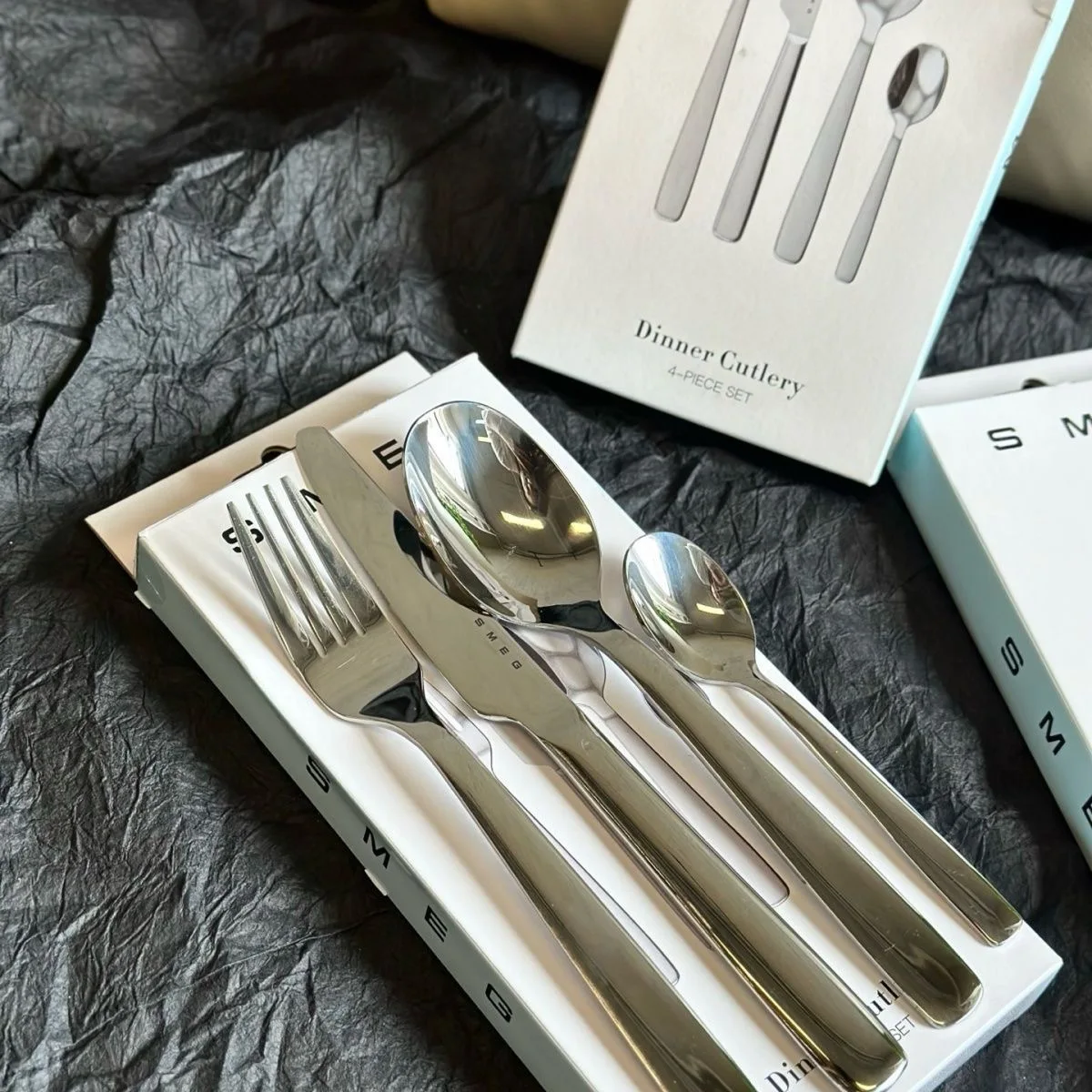 

Popular Western Tableware Four-piece Set Knife Spoon Fork Set Four-piece Stainless Steel Knife 316 Steel