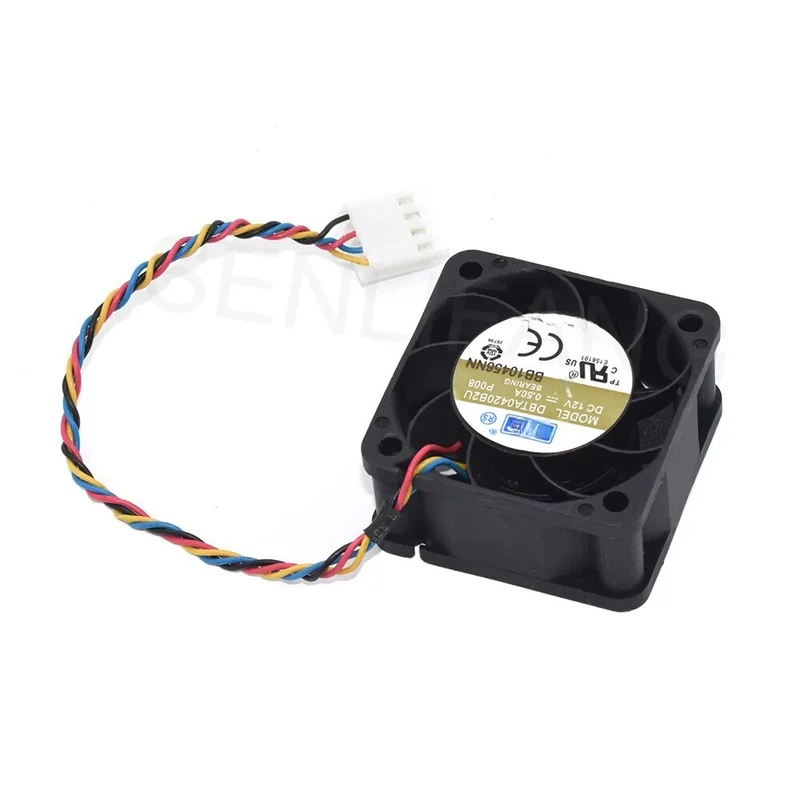L+ 4CM New PWM Cooling Fan 4020 40*40*20MM DC12V 0.5A 4CM 4Pins DBTA0420B2U For AVC