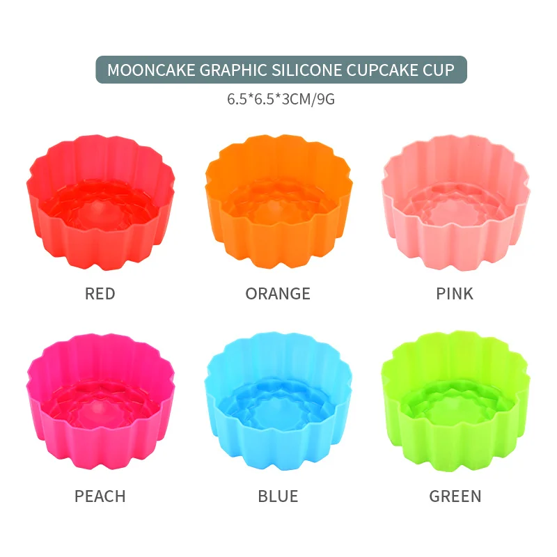 Moldes de silicona para cupcakes, reutilizables, antiadherentes, fáciles de limpiar, 1 piezas
