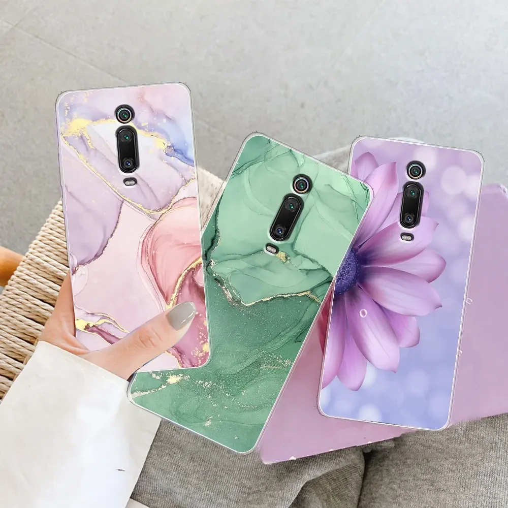 For Xiaomi Mi 9T Pro Case Transparent Cover For Xiomi Mi9T Mi 9T 9 T T9 Pro Marble Soft Clear Silicone Phone Case Redmi K20 Pro