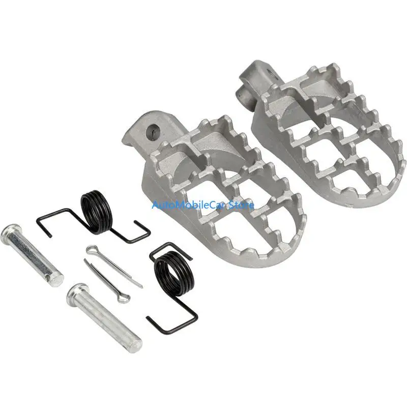 G8TE 2Pcs Non-slip Motorcycle Dirt Bike Footrest Foot Pegs for 50 70 90 110 125cc Taotao PW50 PW80 TW200