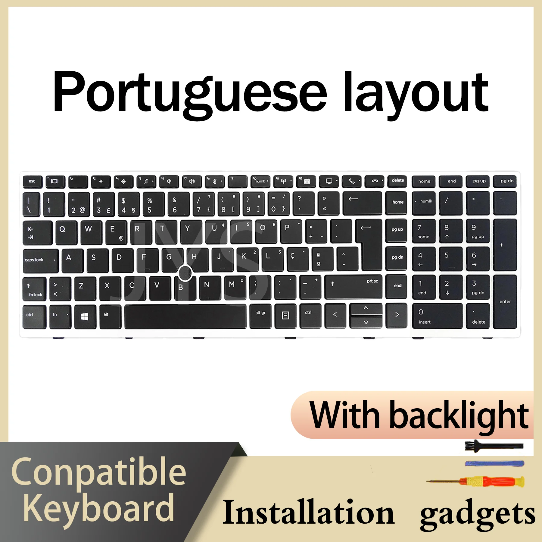 Nordic Portuguese Romania Swedish Slovenia Turkish US for HP EliteBook 750 G5 G6/755 G5 G6/850 G5 G6/855 G5 G6 keyboard backlit