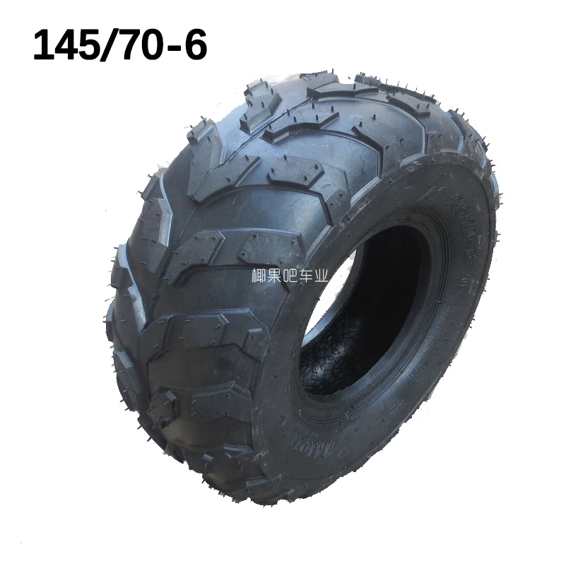 

145/70-6 Tubeless Tire 6 Inch ATV Tyre for Four Wheel Vehicle 50cc 70cc 110cc Small Front or Rear Wheels