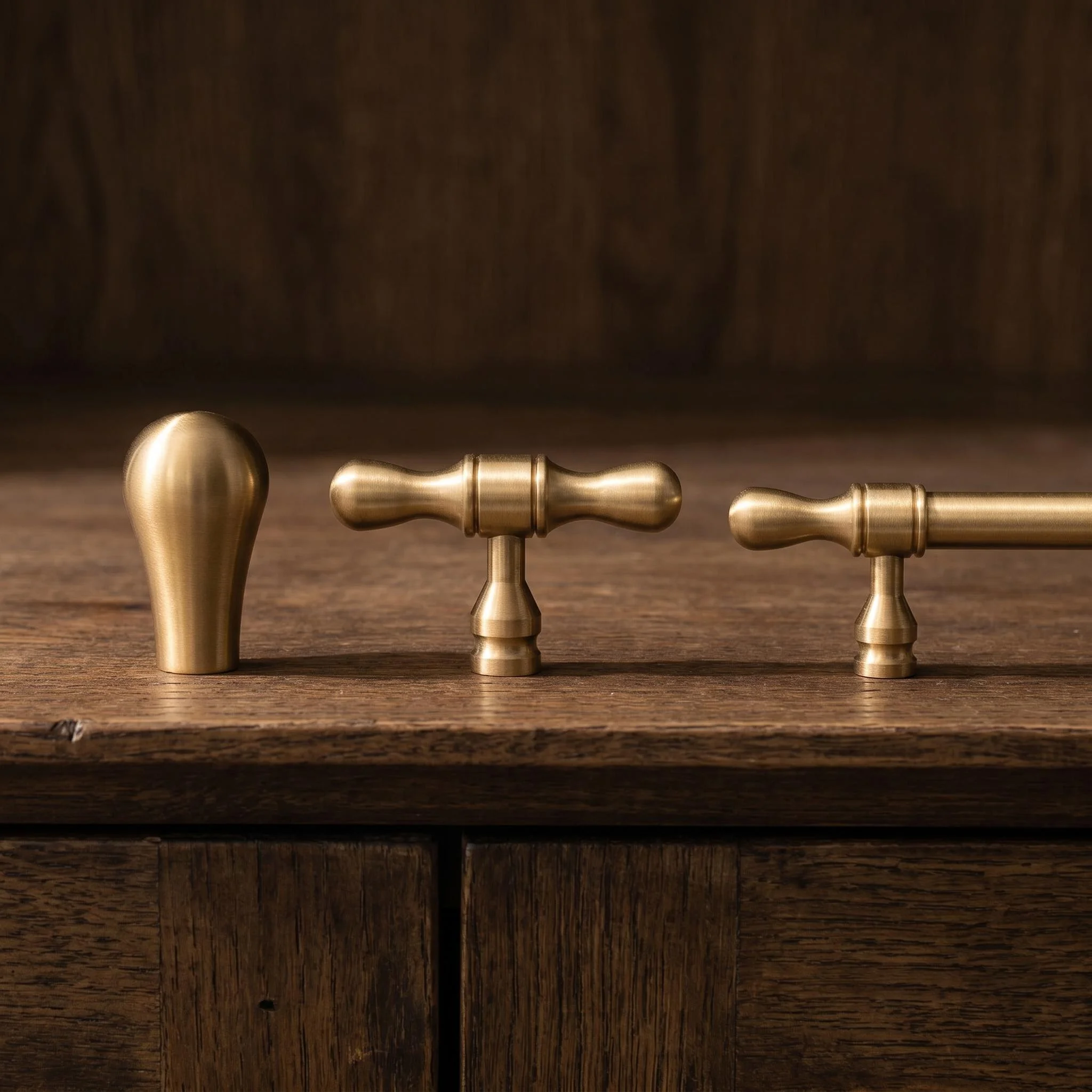 Furniture Hardware Drop Pulls - مقابض خزائن من النحاس الصلب على