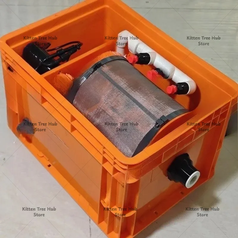 Fish Tank Filter Automatic Backwashing Sewage Circulation System 10000 Flow Fish Pond Conversion Micro Filter Plastic