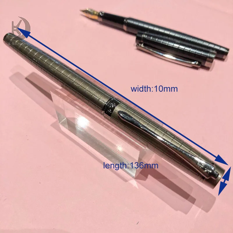 JD 9013 Luxury Metal Fountain Pen with Custom,Executive Corporate Gift Gun Design for Journaling,Professional