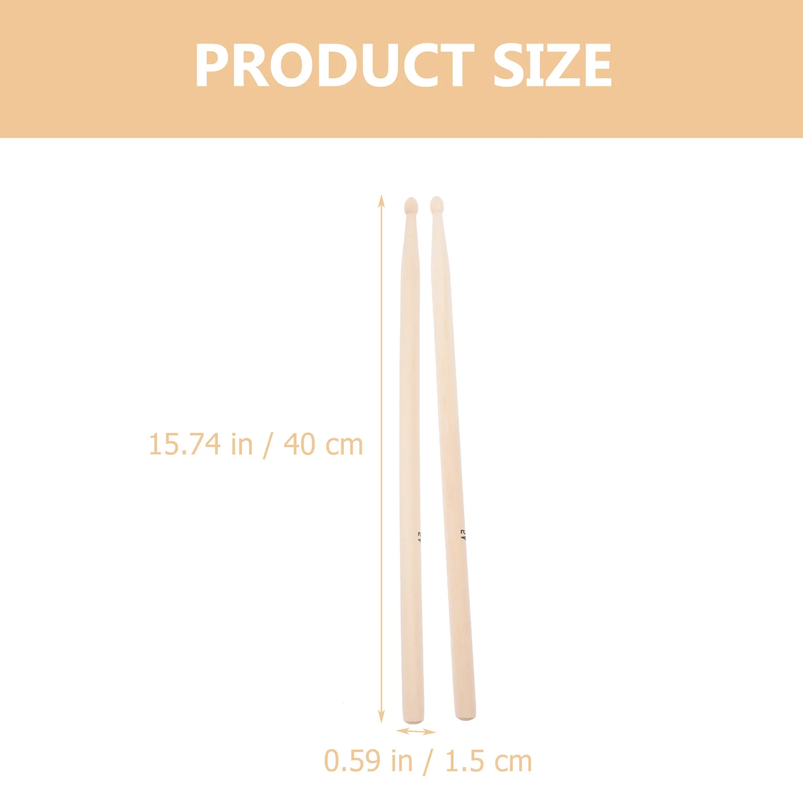 

Wire Brush Drum Stick Set 5A Wood Drumsticks Jazz Drumming Accessories Kids Adults Practice Band Performance Durable Multi-Use