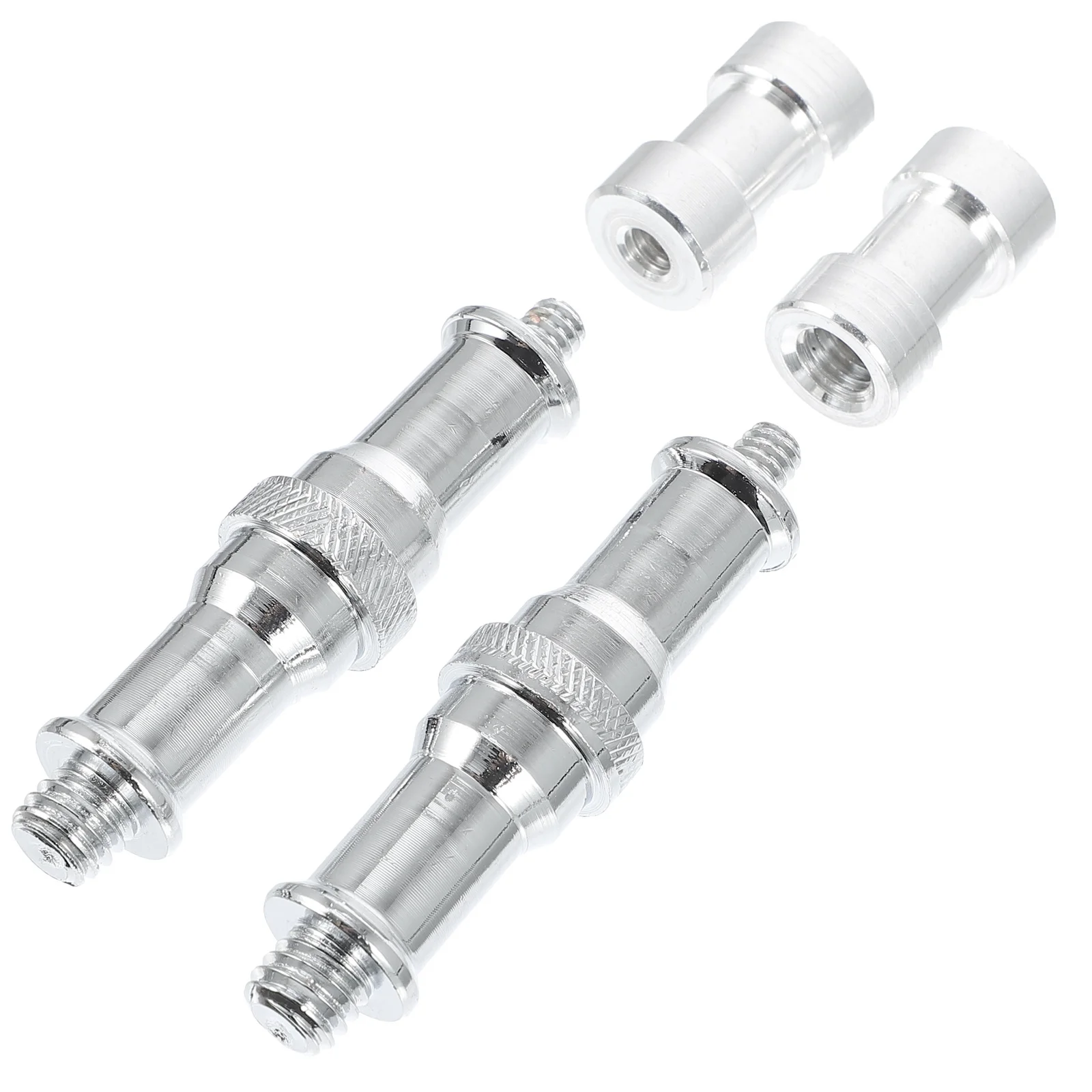 

2 set 3/8 Inch To 1/4 Inch Conversion Screw Nut For Action Camera Mount Adapter Aluminum Alloy Flash Light Stand Threaded Screw