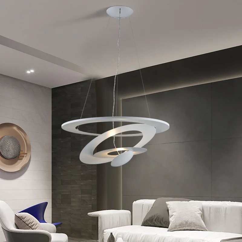 pendant lamp ring for kitchen island teto hanging light suspensao metal chandelier italia design sala de estar 01