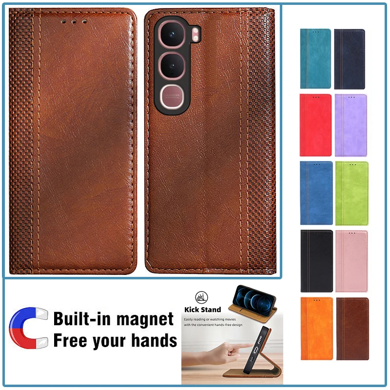 حافظة كتب الوجه لهاتف فيفو Y31 2025 5G Y31 Pro غطاء هاتف جلدي eتوي فيفو Y31 Pro حافظة فيفو العالمية Y31 5G Y 31 VivoY31 #3