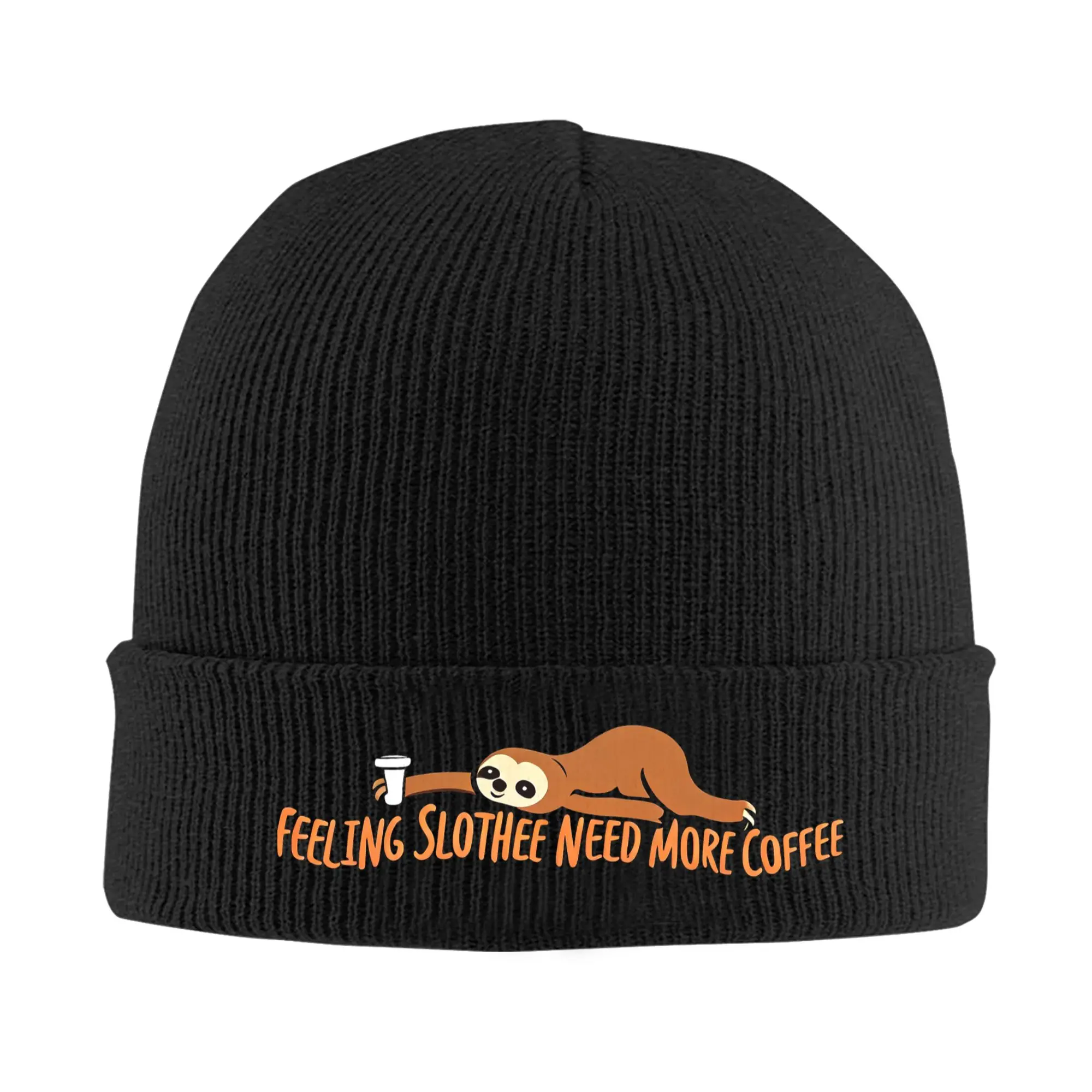 Cute sloth 1 Winter Skullies Beanies Hat Warm Autumn Knitted Hats Bonnet Caps for Women Men
