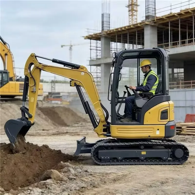 

XCMG 3.0-ton enclosed cab small excavator with high cost-effectiveness, suitable for both construction and agriculture in narrow