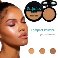 Dark Matte Setting Powder Invisible Matte Poreless Pressed Face Powder Makeup Lightweight Breathable Oil Control Deep Concealer