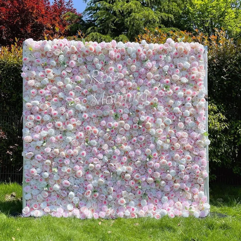 Cloth bottom, flower wall background wall, foreign trade outdoor wedding decoration background wall