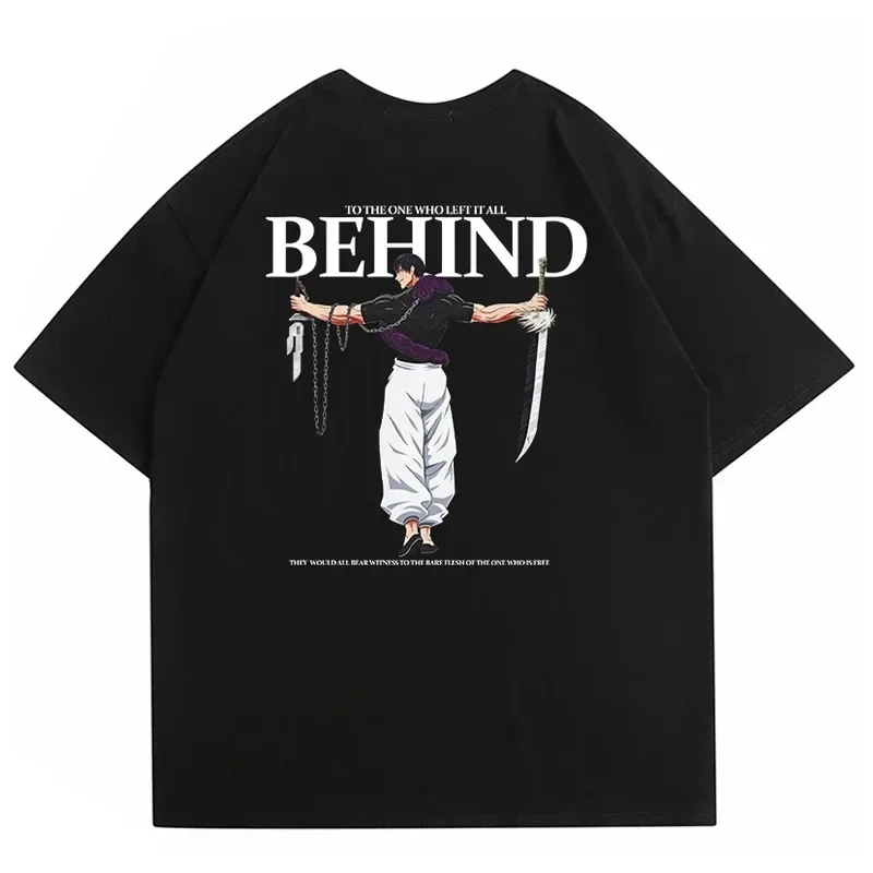 Japanese Anime Clothes Cartoon Fushiguro Toji Graphic T-shirt Men Fashion Oversized T Shirt Male Manga Fashion Tshirt Women Tops