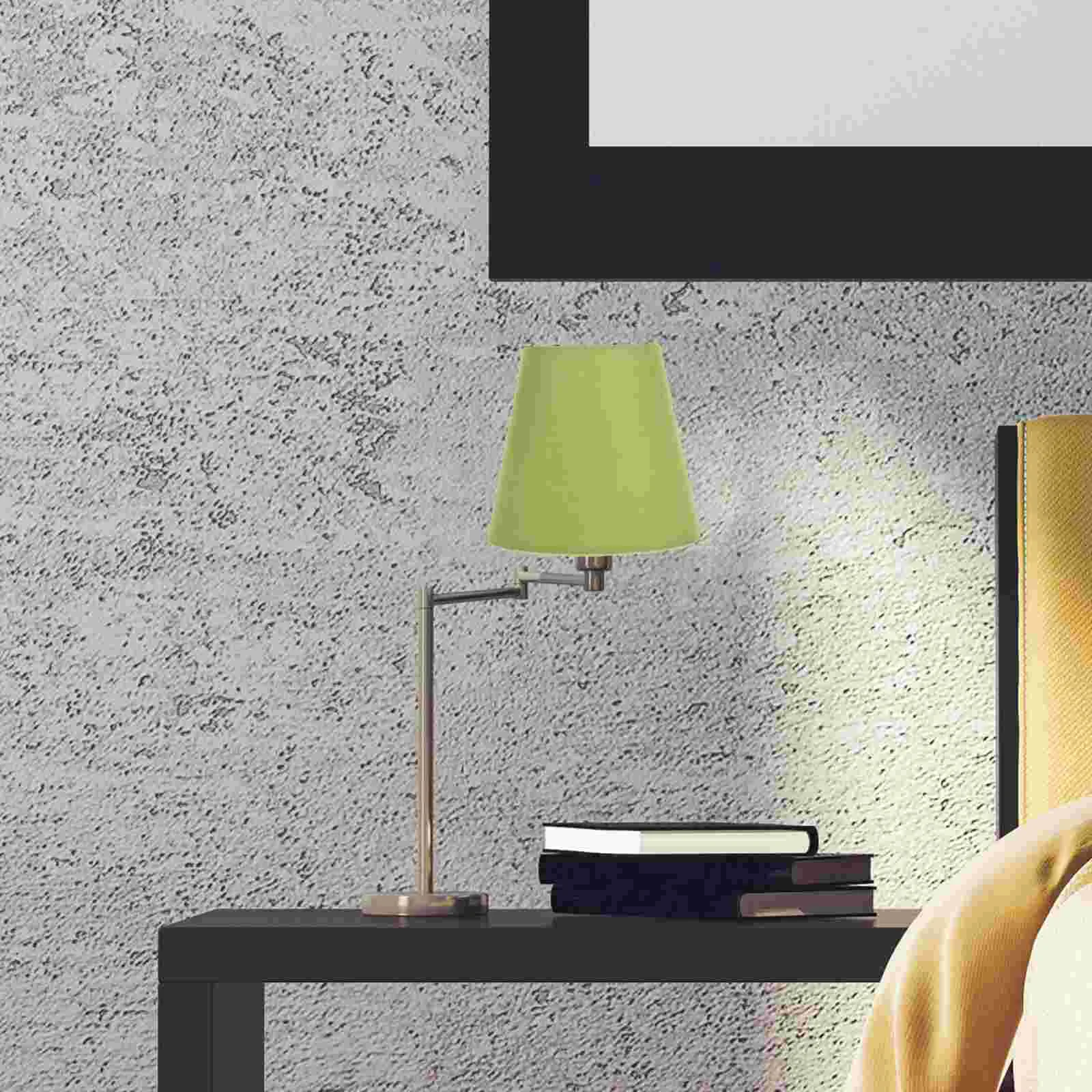 Pantalla de lámpara, decoración verde, pantalla de lámpara, candelabro pequeño, velas cónicas, accesorios de luz, pantalla de tela