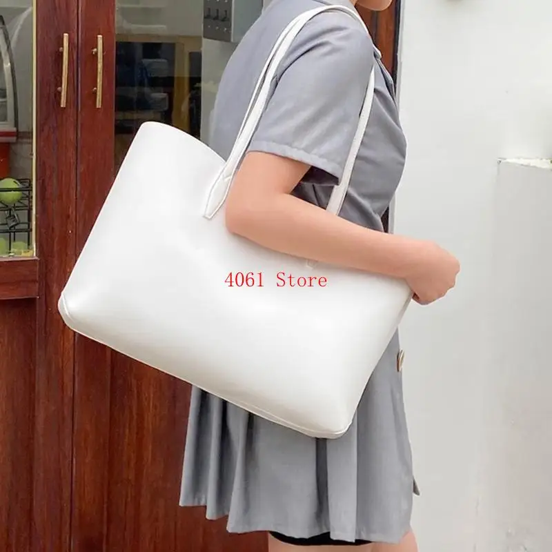 

Shopping Shoulder Bag Large Capacity PU Bags Women Girl Tote Bag Lady Purse