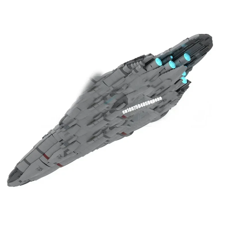 New Famous Star Battle Movie Moc Wingless Heavy Battle Cruiser Model Diy Creative Ideas Child Toys Birthday Gift Custom Puzzle
