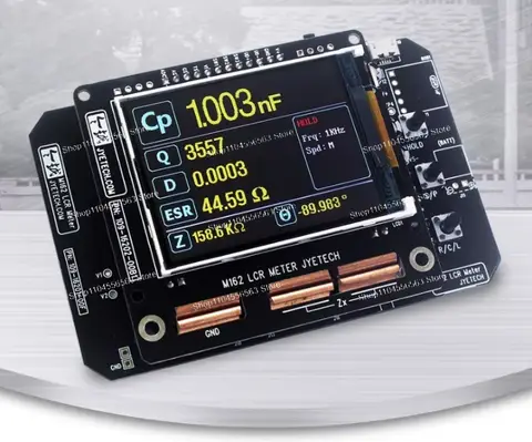 M162 High Precision LCR Meter Tester LCD 0.01Ω 0.1pF 0.01uH Resistance Capacitance Inductance