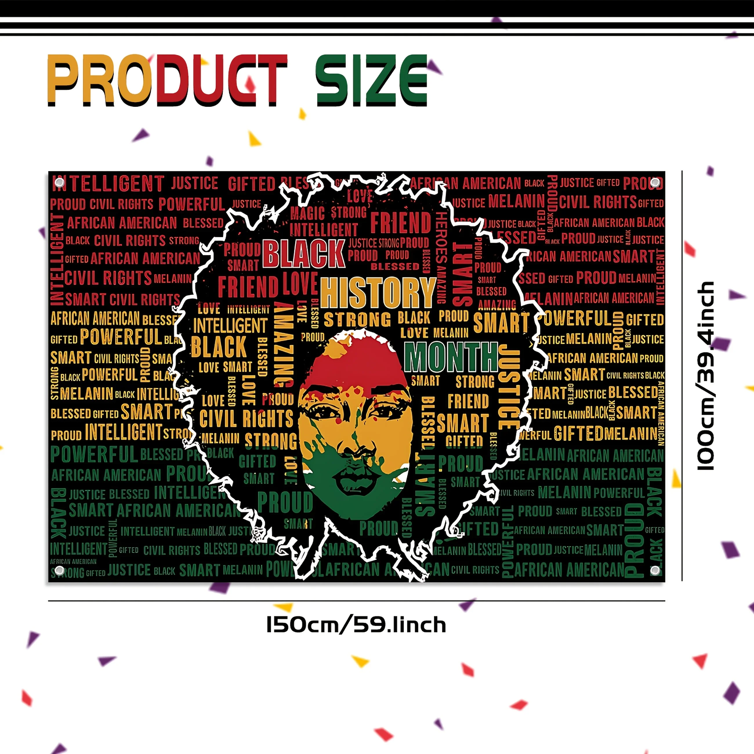 Sfondo del mese della storia nera per la fotografia Banner del mese della storia nera Pan Decorazioni del mese della storia nera afroamericana