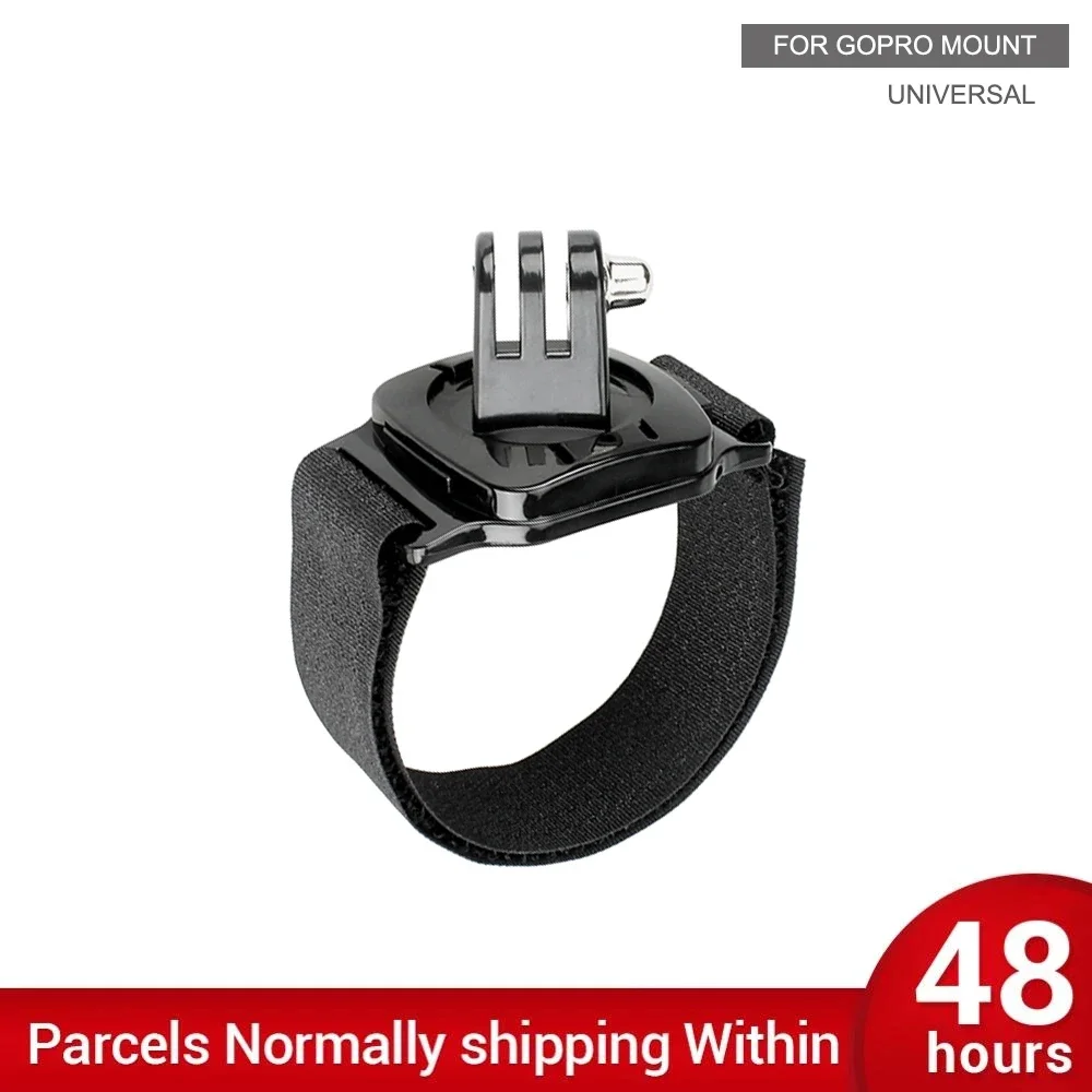 360 Degree Rotation Camera Wrist Strap Mount for GoPro Hero 11 10 9 8 7 6 5 4 Yi Sjcam Sj4000 Eken H9r Action Camera Accessories