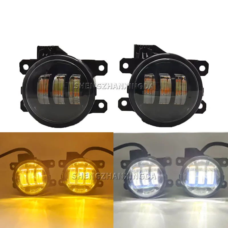 

For Honda CR-V 2.4L L4 2012-2014 Fog Light Assembly H11 LED Front Bumper Daytime Running Light Compatible with Honda CR-V