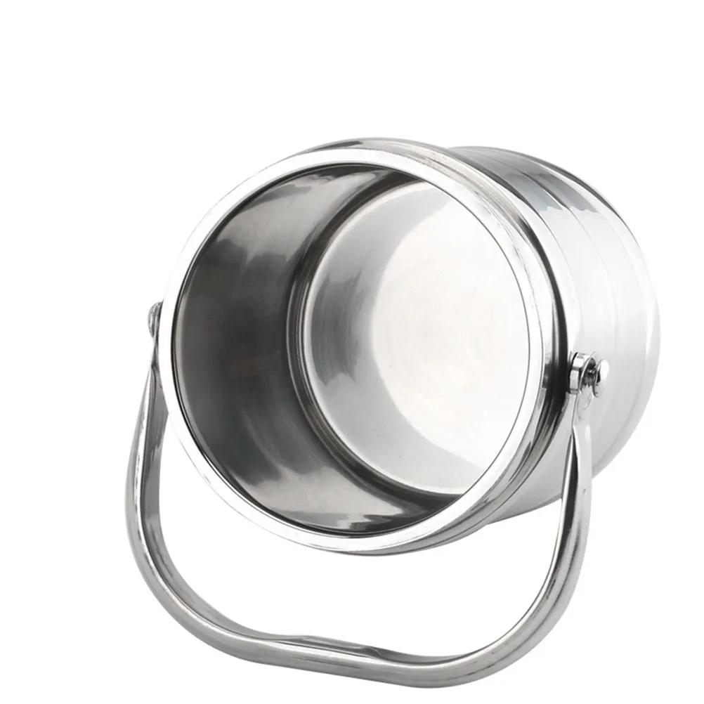 

Stainless Steel Double Wall Insulation Lunch Box 1.4L Silver Portable Thermal Food Container for Work Travel School Odorless