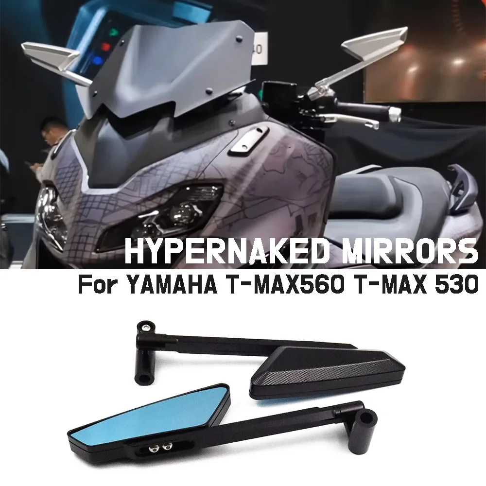 

Motorcycle Hypernaked Mirrors for YAMAHA Tmax560 T-MAX 530 Tmax530 Adjustable Side Rearview TMAX 560 T-MAX 560