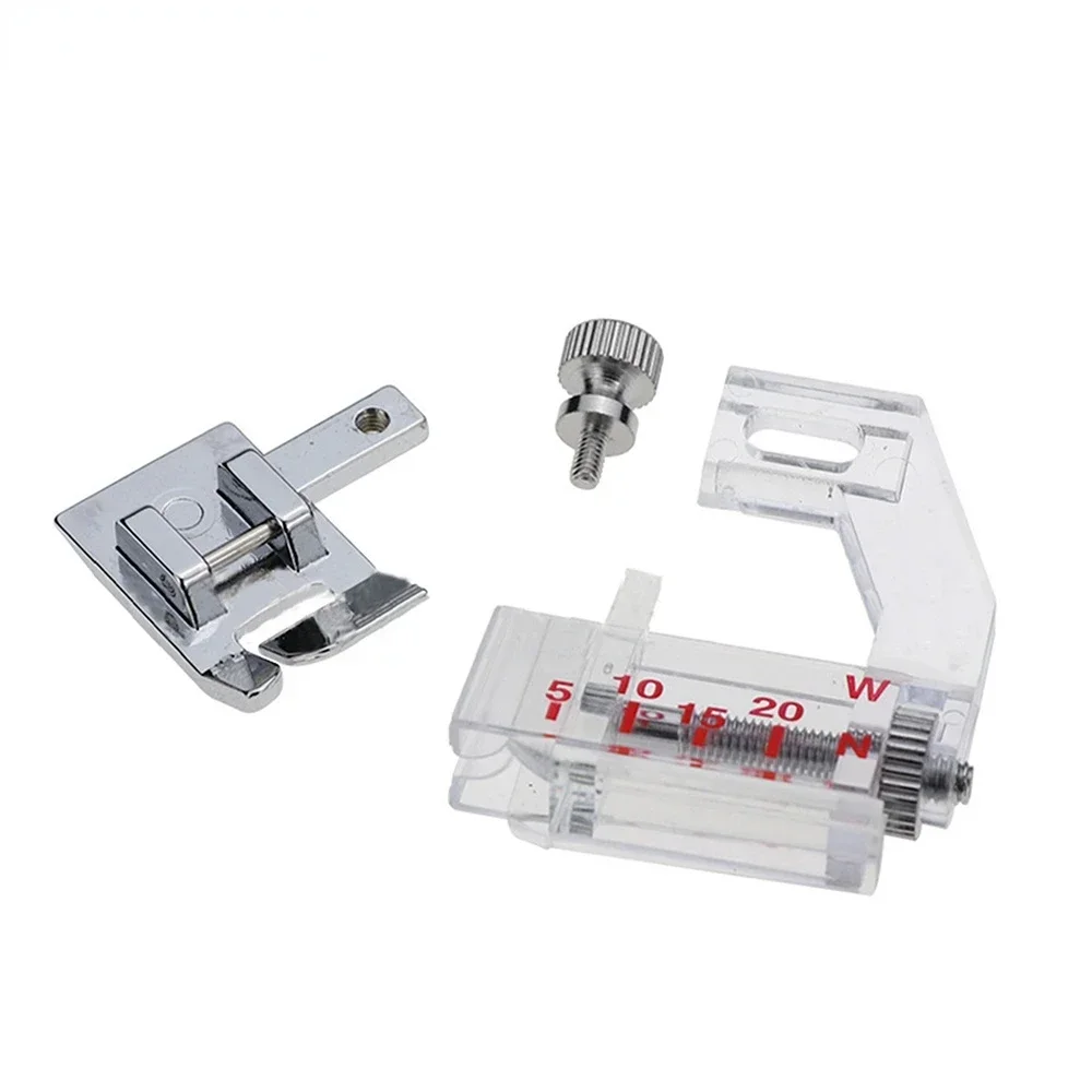 1pcs Adjustable Bias Tape Binding Foot Snap On Presser Foot 6290 For Brother and Most of Low Shank Sewing Machine Accessories