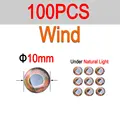 10 mm 100 piezas Viento