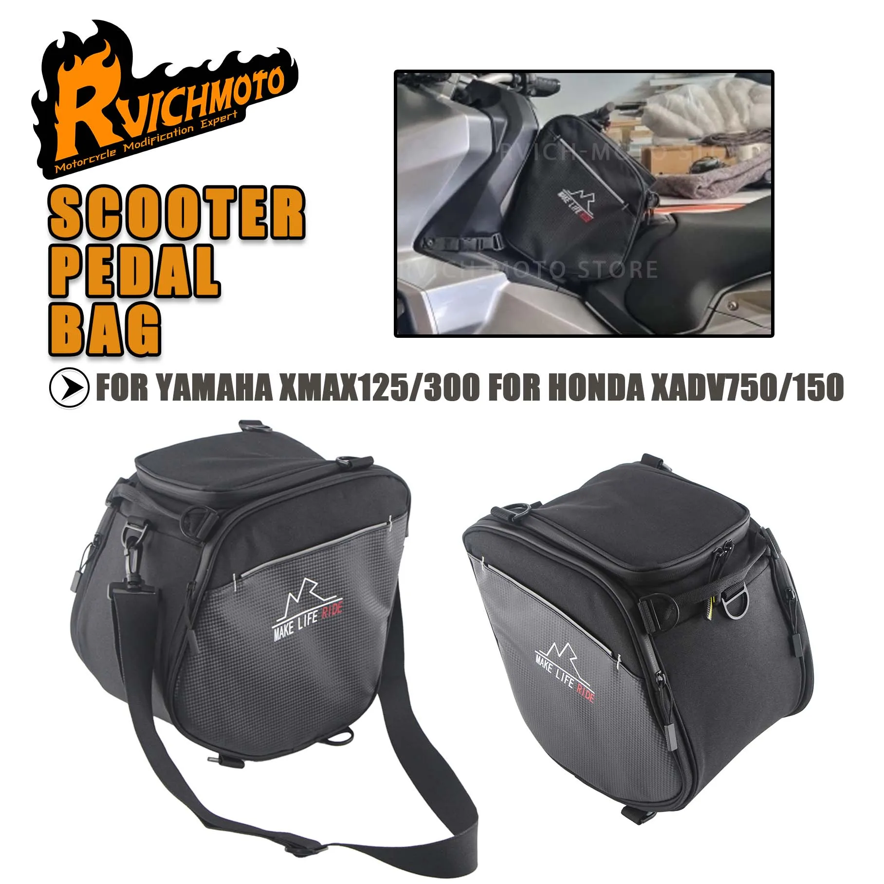 

Сумка на бак для скутера XADV 750 150 ADV для Yamaha Tmax 530 560 Xmax 125 300 для PCX 150 160 C 400 650 GT, седельная сумка для инструментов