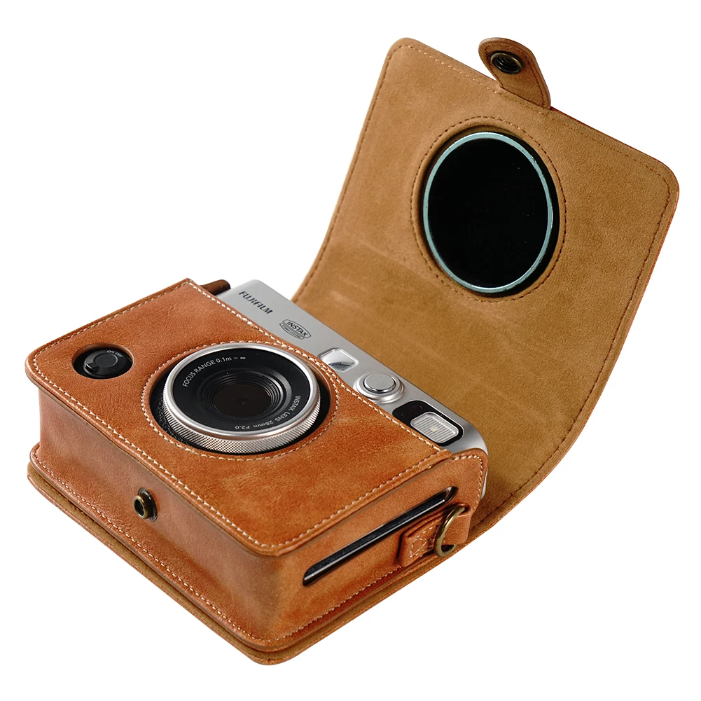 بو كاميرا الحال بالنسبة Fujifilm Instax Mini EVO فيلم الرقمية الفورية كاميرا فوتوغرافية غطاء للحماية حقيبة كاميرا مع حزام الكتف