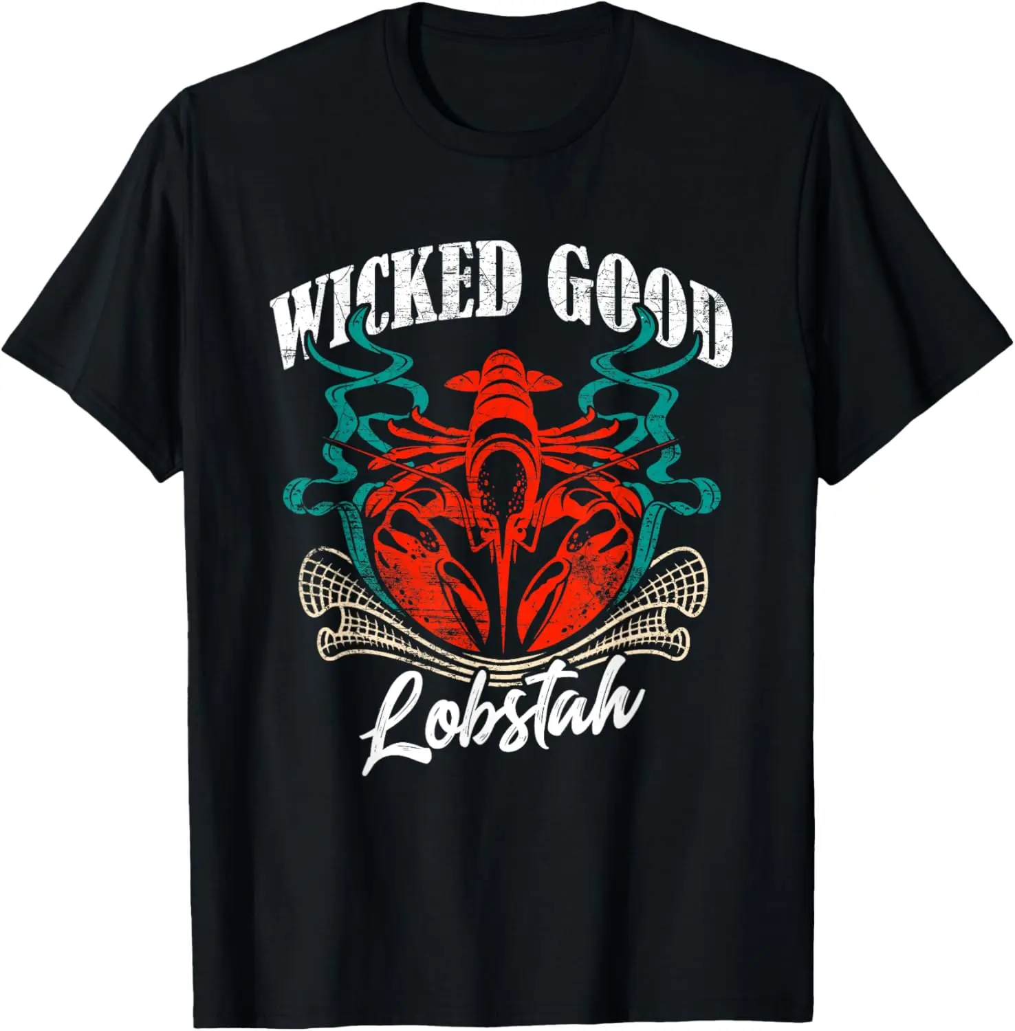 Wicked Good Lobstah Funny Maine Lobster T-Shirt