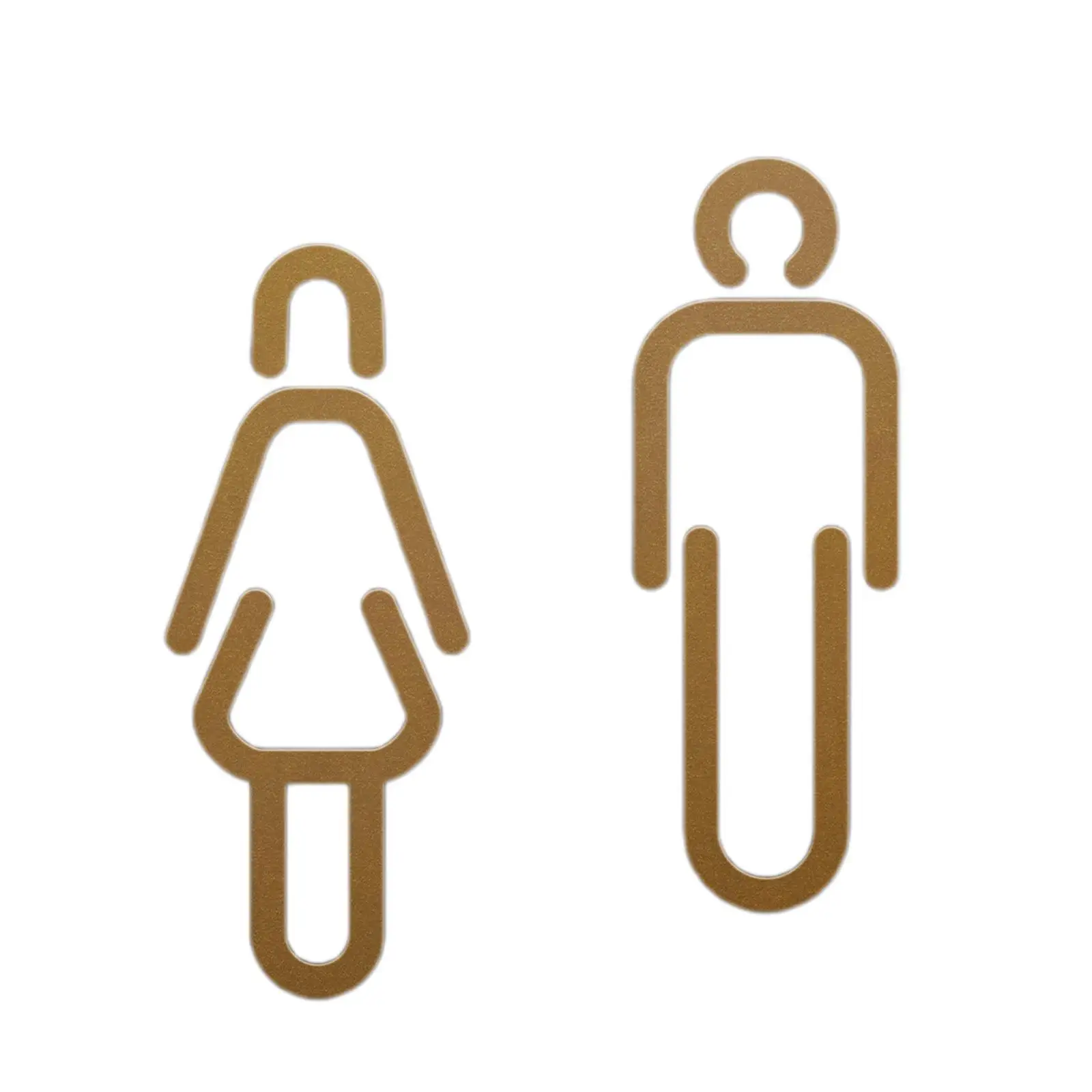 Men Women Toilet Sign WC Sign Toilet Signage Restroom Signage Board for Wall Door