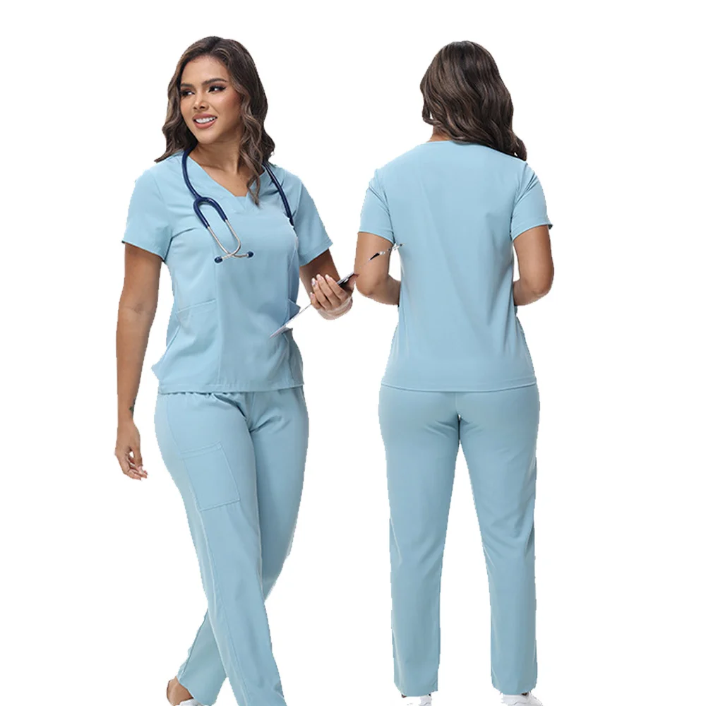 Ensemble uniforme d'infirmière : élastique et séchage rapide